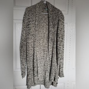 Maurice's black & cream cardigan sweater